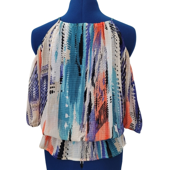 GUESS Katie cold shoulder blouse - Picture 6 of 8